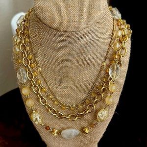 Costume multi chain necklace